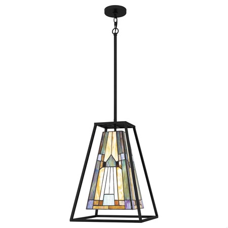 Quoizel Caledonia 1-Light Matte Black Mini Pendant TF5331MBK